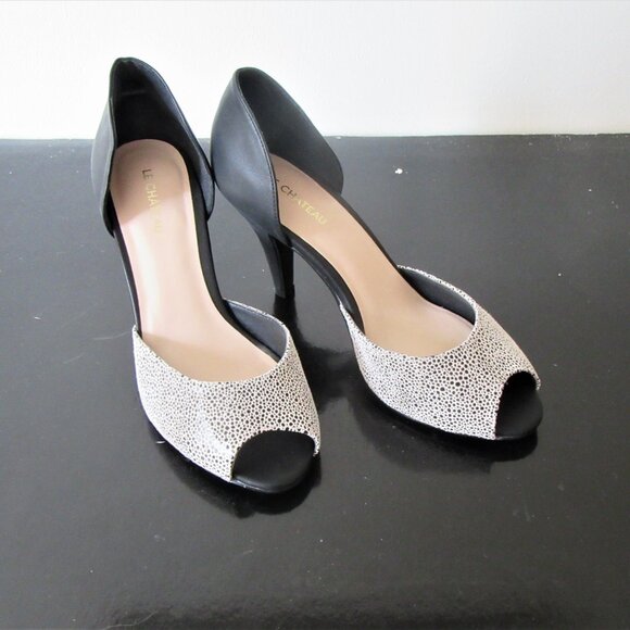 ELEGANT PUMPS LE CHATEAU, NEW (vintage), Genuine LEATHER - Picture 2 of 6